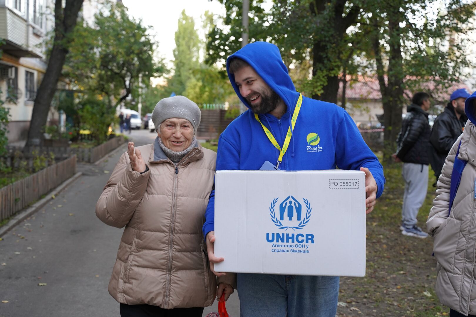 Website Ukraine. War Affected Ukrainians Receive Winter Support From UNHCR.