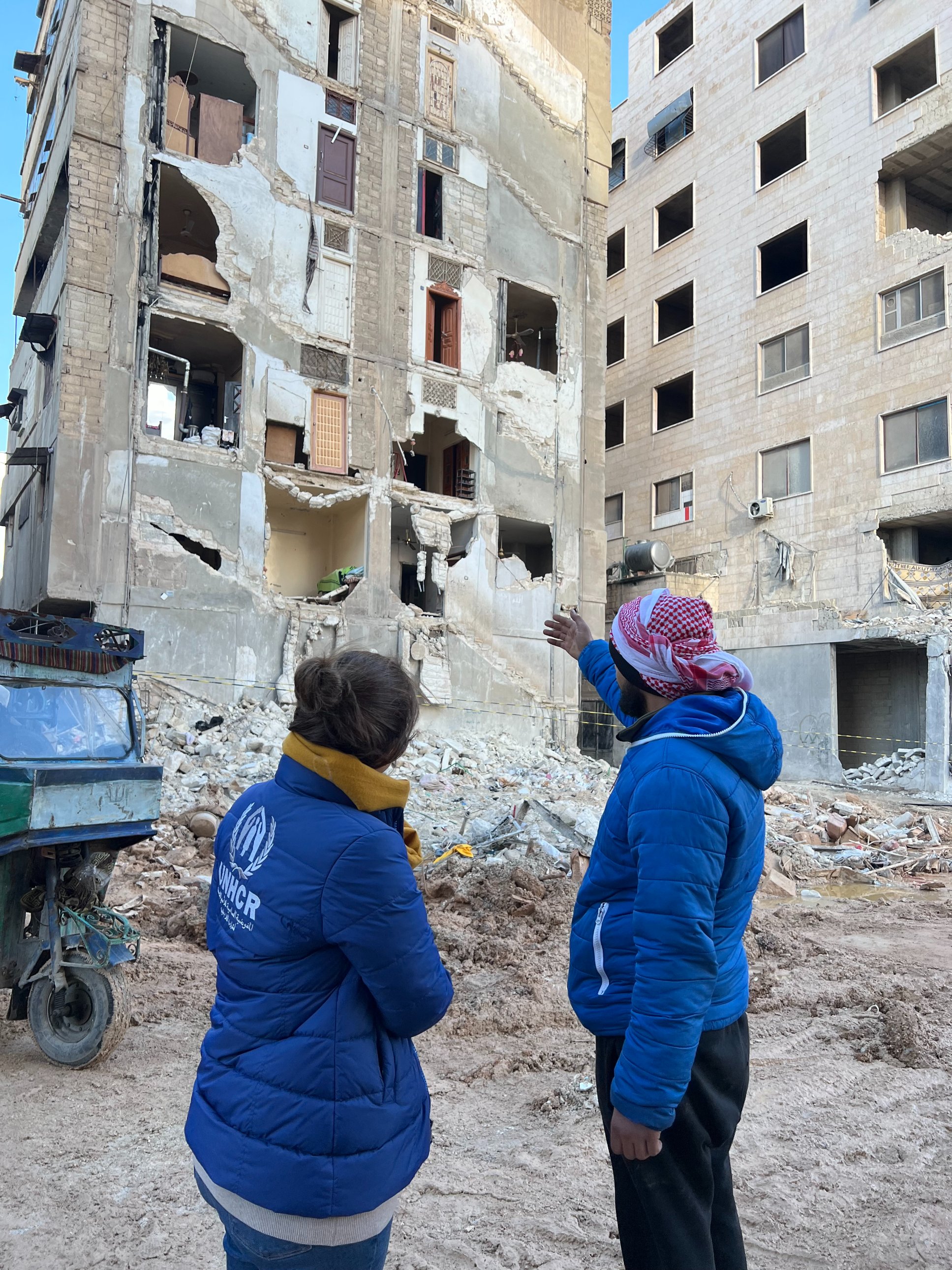 Syria_UNHCR distributes relief items to people affected by the earthquake (2)