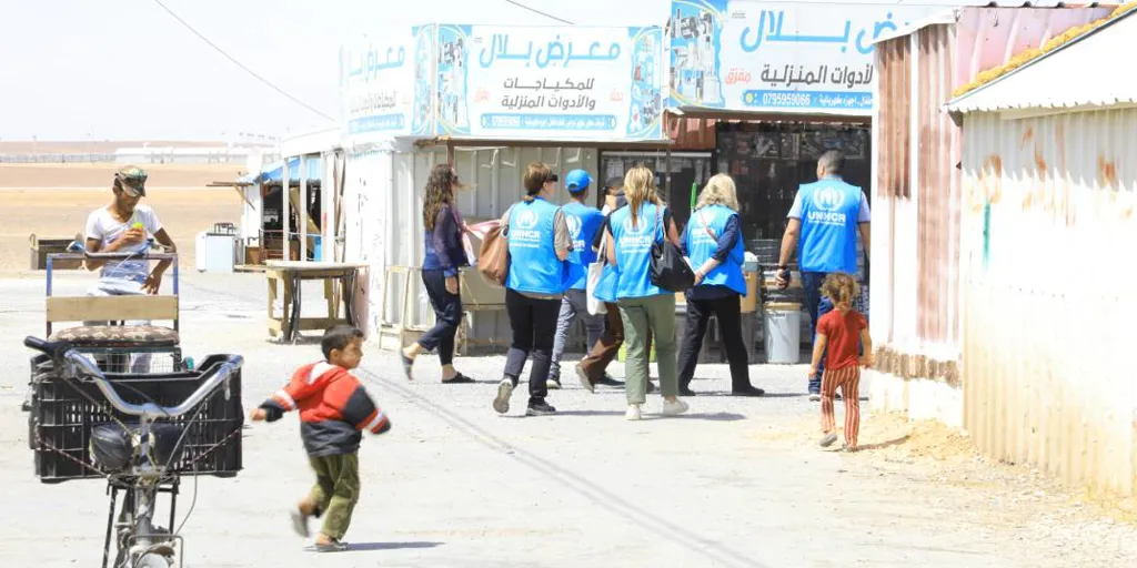 Azraq camp, Jordan