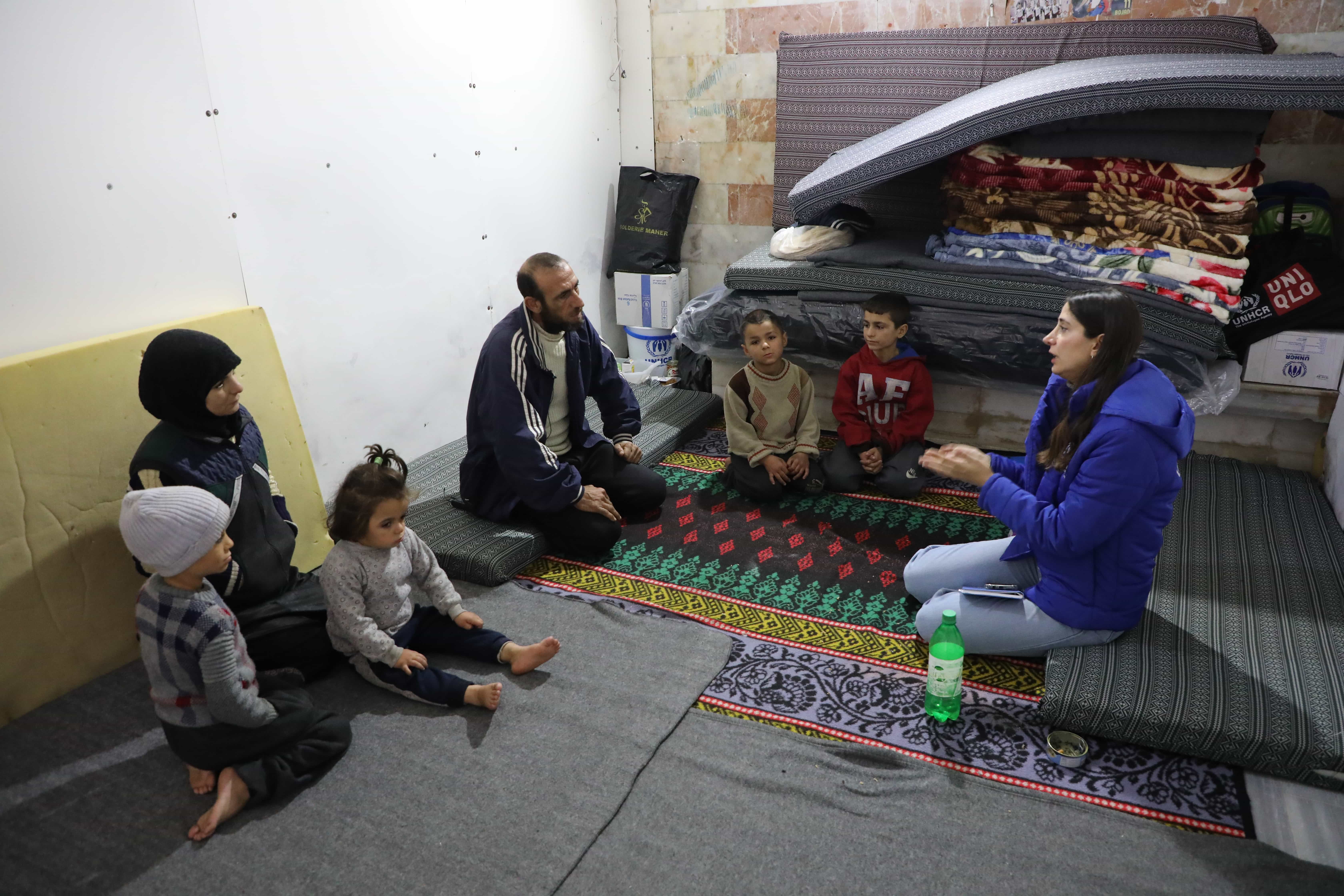 Syria_UNHCR-Meets-Family-Fleeing-Aleppo-Violence-At-Latakia-Shelter