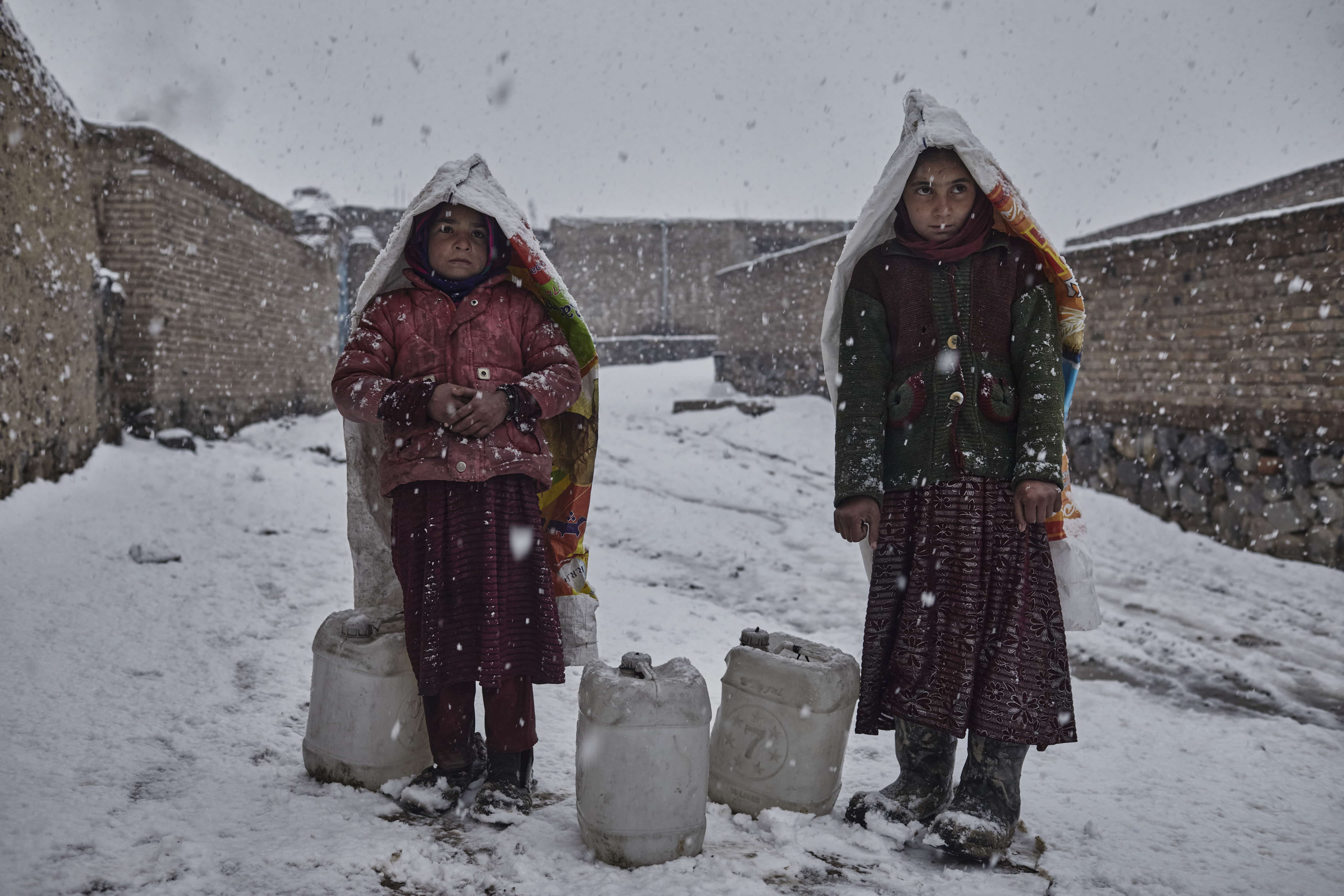 Afghanistan. IDP Family In Kabul