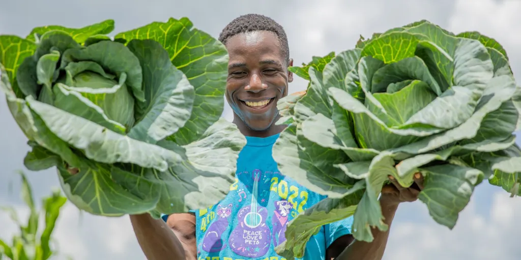 Former Angolan refugee farming Hope in Meheba