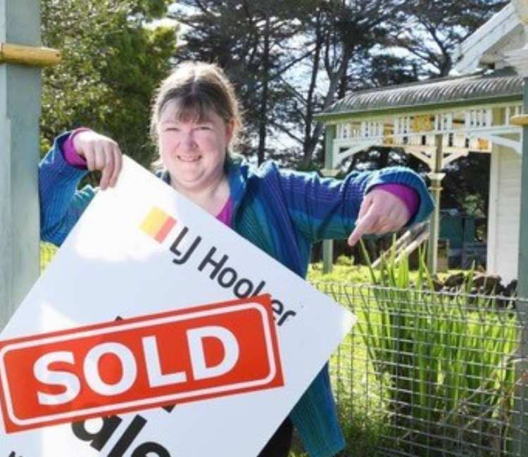 Australia. Fiona Wallace Gift In Will With Sold Sign